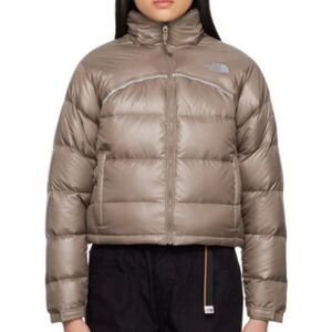 The North Face Brown 2000 Retro Nuptse Down Jacket EUC Women XL